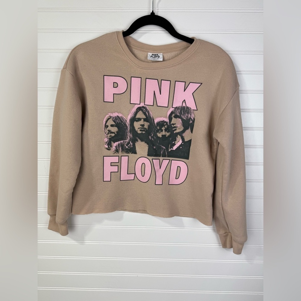 Pink Floyd cropped sweatshirt. Girls 10/12